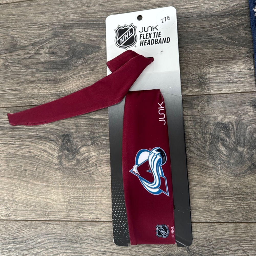 NHL Colorado Avalanche Burgundy Headband - brand new with tags